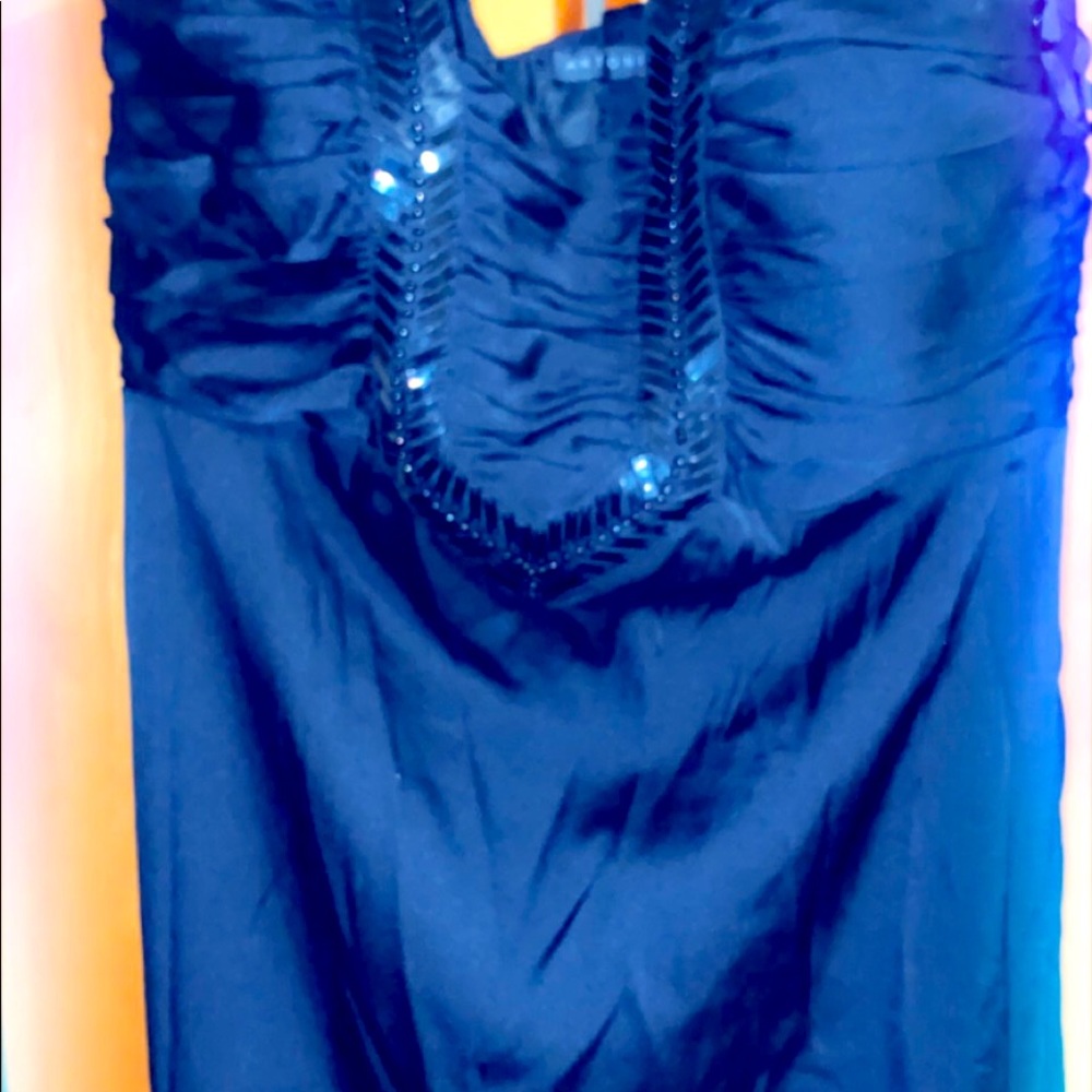 Navy prom dress